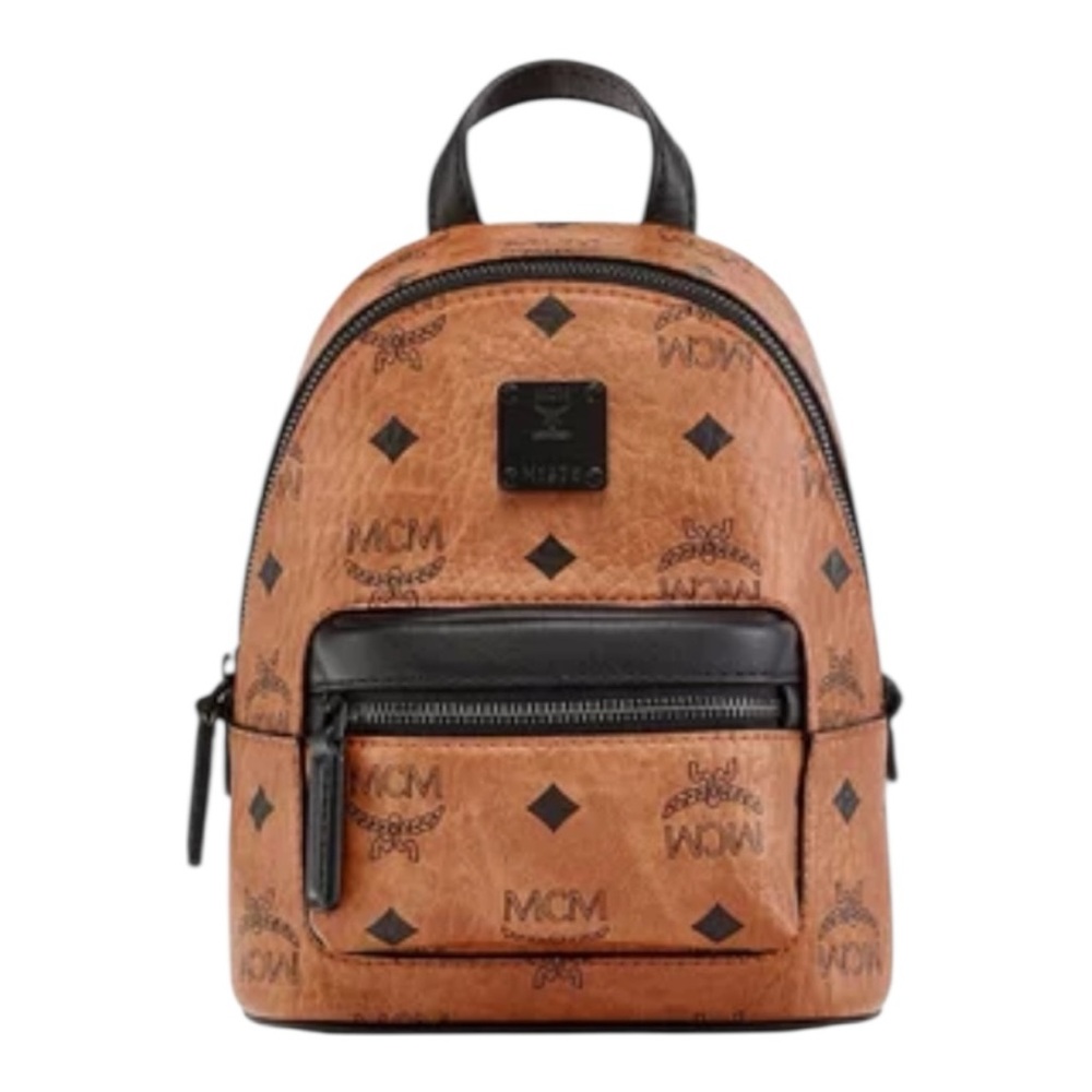 MCM Cognac Sling Backpack